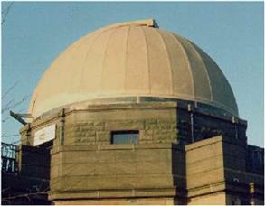 Cúpula do observatório antes da aplicação de Belzona 5151